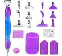 24 Pcs Diamond Art Painting Kits Tools, AIFUDA Screw Thread Tips Diamond Paint Pen 5D Diamond Art Kits Adults Accessories Tools for DIY Craft