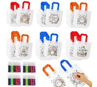 24 Pcs DIY Fall Crafts Goodie Bags Thanksgiving Activities Party Favor Bulk