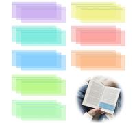 24 Pcs Dyslexia Overlays Reading Ruler for Kids ADHD Visual Stress
