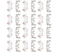 24 Pcs Easter Lollipop Paper Cards Holder, Cute Bunny and Chick Candy Chocolate Package Tags, Bulk DIY Treat Wrapping Decorations for Kids Classroom Exchange, Spring Holiday Party Supplies