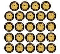 24 Pcs Employee Appreciation Pins, Excellence In Service Lapel Pins With Pattern, Perfect For Acknowledging Staff