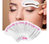24 PCS Eyebrow Shaping Stencils, Kalolary Eyebrow Grooming Stencil Kit Shaping Templates DIY Tools