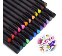 24 PCS Fine Tip Point Colourful Pens, Journal Planner Pens, Graphic Drawing Tools, Fine Line Tools for Bullet Journal Note Taking and Coloring Books Calendar Coloring Office School Art Supplies