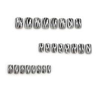 24 Pcs Flame Full Covers Stick On Nails Square Acrylic Nails Black Gradients Press On Nails Glittering False Nails