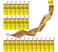 24 Pcs Fruit fly traps, Fly catcher Fly Strips Fungus Gnat Killer for Multiple Insects, Sticky Fly Traps for Home Use Indoor and Outdoor