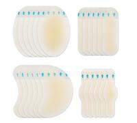 24 Pcs Gel Blister Bandages Pads,Plasters Blister Gel Guard Invisible Protector,Waterproof Bandages Blister Cushion Protector Pad for Heel Foot Toe and Guard Skin(4 * 6P)