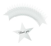 24 Pcs Glitter Gold Stars, 6.3 Inch Paper Star Decorations