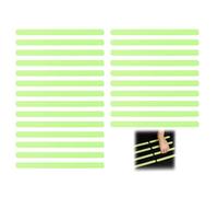 24 Pcs Glow In the Dark Tape,Stairs Grip Tape Non Stair Steps Strips Adhesive Staircases Nonslip Strips,Stair fluorescent non-slip tape,Waterproof Safety Warning Tapes for Bath Floor,Swimming Pools