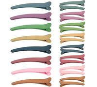 24 PCS Hair Clips for Styling Sectioning, Matte Alligator Hair Clips Hair Barrettes No Crease Duck Billed Hair Clip, Hair Styling Accessories for Women Girls (8 Large and 16 Small)