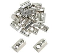 24 PCS Half Round T Slot Nuts with Roll-in Spring Ball for Disasembly of 4040 Series Aluminum Track