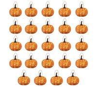 24 Pcs Halloween Baubles for Tree, Funny Mini Pumpkin Decorations - Hanging Balls for Tree, Indoor/Outdoor Halloween Decor