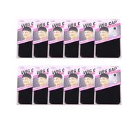 24 Pcs HD Wig Cap,Ultra Thin Stretchy Stocking Wig Caps for Women Invisible and Transparent Wig Cap Stocking Wig Caps for Lace Front Wig Hair Net to Hold Wigs (Black)