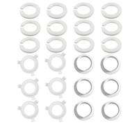 24 Pcs Lamp Shade Adapter Ring, E27 to E14 Lamp Shade Adapter Ring, Light Shades Reducer Rings for Lampshade Adaptor Replacement, Easy Fit Lamps Holder Converter