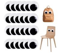24 Pcs Large Googly Eyes,Self Adhesive 50mm Giant Googly Eyes for Party Decorations Christmas Trees Lawns Car Classroom DIY Craft Projects