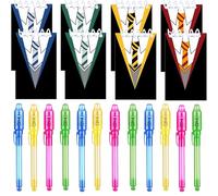 24 Pcs Magical Wizard School party favors |12 invisible ink pen and 12 Magical Wizard School party mini Notepads| Magical Wizard School party Goodie Bag Stuffers, Classroom Prizes, party supplies