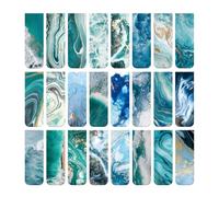 24 Pcs Magnetic Bookmarks for Adults, Book Marks for Children, Ocean Theme Magnetic Page Markers, Secure Clip Book Markers for Women Men Book Lovers, Reading Accessories Presents