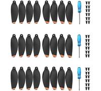(24 Pcs) Mavic Mini 2/Mini 2 SE/Mini SE/Mini 4K Propellers Compatible with DJI Mini 2/Mini SE/Mini 2 SE/Mini 4K Drone Replacement Low-Noise and Quick-Release Blades Props Accessories (Orange)
