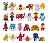 24 PCS Mini Figurines Set, Quirky Character Statues, 3-4cm Resin Ornaments for Desktop Decor, Bookshelf Display, Collector Gifts and Party Decoration