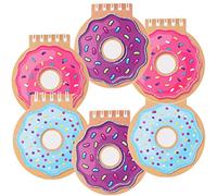 24 Pcs Mini Spiral Notebook Cute Donut Notebook Birthday Notepad Kawaii Donut Memo Pad Notebooks for Kids Party Favors Goodie Bag Stuffers, 3.34x3.74 Inch