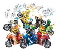 24 Pcs Ninjago Mini Figures Kai Jay Sensei Wu Master Building Blocks Toys