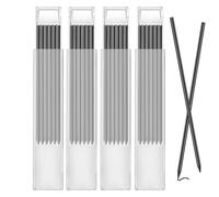 24 Pcs Pencil Lead Refills, 2.8mm Pencil Refills, Black 2B for Carpenter Pencils, Solid Deep Hole Mechanical Construction Pencil Replacements, Pencil Lead for Marking and Drawing