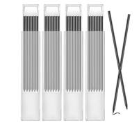 24 Pcs Pencil Lead Refills, 2.8mm Pencil Refills, Black 2B for Carpenter Pencils, Solid Deep Hole Mechanical Construction Pencil Replacements, Pencil Lead for Marking and Drawing