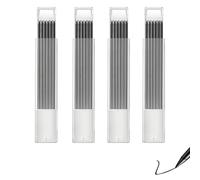 24 PCS Pencil Refills,2.8mm Black Carpenter Pencil lead Replacement, Solid Mechanical Pencils Refill for Joiners Architects Builders and Woodworking Marking,Durable and Precise Leads