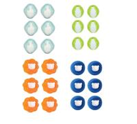 24 Pcs Pet Hair Remover Washing Machine, Reusable Laundry Balls, Pet Hair Dissolver Washing Machine Pet Hair Dissolver Green, Blue, Orange for Clothes, Bedding, and More