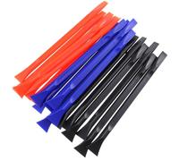 24 Pcs Plastic Scraper Non-Scratch, Crevice Cleaning Tool Detailing Tools Sticker Remover Tool Pen-Shaped Multi-Purpose Scraper for Paint, Stickers Label, Tight Spaces, Kitchen (Black, Blue, Orange)
