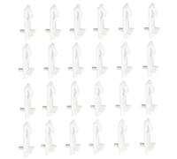 24 Pcs Plastic Shelf Support Shelf Support Push Cabinet Shelf Clips for Kitchen Furniture Book Shelves Supplies