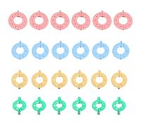 24 PCS Pom Pom Maker Kit, Pompom Maker UK Multi-Size Pom Pom Kit Knitting Tools, Pom Poms Maker Suitable for DIY Home Decorations Gift Decorations Handmade Accessories