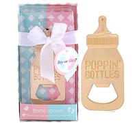 24 pcs Poppin Bottle Bottle Openers for Gender Reveal Favors/Souvenirs,Boy or Girl Baby Shower or Gender Reveal Party Decoration Supplies,Neutral Reveal Party Decor Keepsake