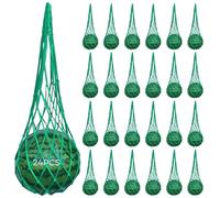 24 Pcs Robust Green Melon Net Bags With 100 Ties, Fruit Protection Support For Watermelon And Squash, Vertical Gardening Solution