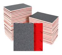 24 Pcs Sanding Sponge Set - 180 Grit Sanding Pads, Flexible Sandpaper Block Coarse and Fine, Foam Sanding Pads Washable and Reusable, Wet and Dry Sandpaper for Metal Wood Wall Polishing