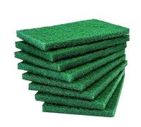 24 PCS Scouring Pad-Reusable Household Green Dish Scrubber, Premium Multipurpose Heavy Duty Scrub Pads with Anti Grease for Dishes, Kitchen Scrubbers & Metal Grills 3.9 x 5.9 x 0.36IN
