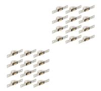 24 pcs Sliding Door Roller Cabinet Wheel with Bracket, Smooth Glide | Steel and Stainless Build, Silver Finish, Quiet Operation for Cupboard Repair, Home Renovation