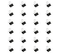 24 PCS Stainless Steel Folding Back Clips Metal Paper Clamps Long Tail Clips for Food Bags Drawing Board Large Clips for Home Office