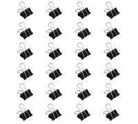 24 PCS Stainless Steel Folding Back Clips Metal Paper Clamps Long Tail Clips for Food Bags Drawing Board Large Clips for Home Office