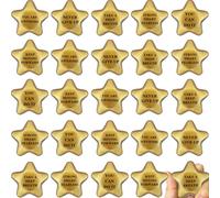 24 Pcs Star Stress Balls,2.16 Inch Motivational Star Ball,Stress Relief Balls Foam Stars for Students Friends Anxiety Motivating Encouraging Supply