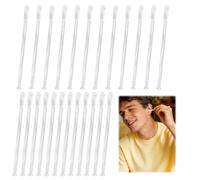 24 Pcs Sticky Ear Cleaning Sticks,Soft Gentle Adhesive Ear Cleaning Sticks,Sticky Ear Cleaner,Washable Reusable Earwax Removal Swabs for All Age Groups