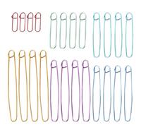 24 Pcs Stitch Holders for Knitting UK, Knitting Stitch Holders, Aluminum Stitch Holders, Crochet Safety Pins, Knitting Accessories for Blankets, Scarves, Quilts, Hats