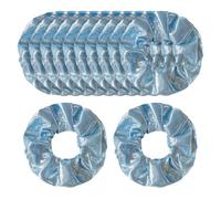 24 Pcs Stretchy Shiny Scrunchies Glitter Dance Hair Ties Sparkle Ponytail Holders Elastic Hair Bands Ropes Decorative Rubber Hair Elastics Cheerleading Team Hair Ties Accessories Blue