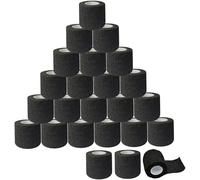 24 Pcs Tattoo Grip Cover Wrap, 5 Yards x 2in Tattoo Machine Tape Cohesive Elastic Bandage Rolls for Tattoo Machine Grip Tube