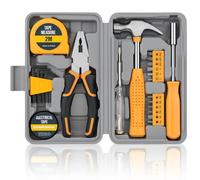 24 PCS Tool Kit, Household DIY Tool Kit, Portable Home Tool Set with Storage Box, Compact Toolbox for DIY Projects and Everyday Use