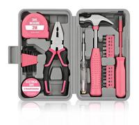 24 PCS Tool Kit, Household DIY Tool Kit, Portable Home Tool Set with Storage Box, Compact Toolbox for DIY Projects and Everyday Use