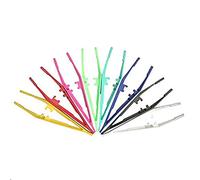 24 Pcs Tweezers First Aid Disposable Plastic Tweezers Forceps Tweezers