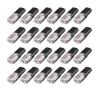 24 Pcs Type-H Wire Cable Plug Connector Solderless Press Terminal Connection Clamp Quick-Connects No Stripping Required Solderless Press Terminal Connection Clamp Block