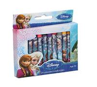 24 PENCILS Snow Queen FROZEN CHALK FAT DISNEY SCHOOL STATIONERY