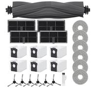 24-piece accessory set for Dreame L10s Pro Ultra Heat/L10s Ultra Gen 2/X30 Ultra/X40 Ultra, the set includes 6 towels, 6 side brushes, 6 vacuum jaws, 4 filters, 1 main brush, 1 small brush