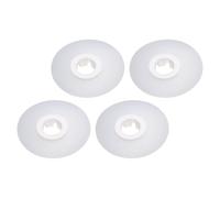 24 Piece Flush Valve Seal Set for SV01967 Includes Clips for Easy Replacement (White-4pcs)